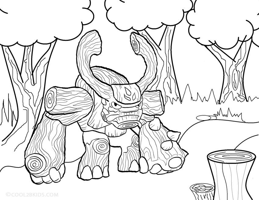 850x657 Printable Skylander Giants Coloring Pages For Kids Cool2bkids