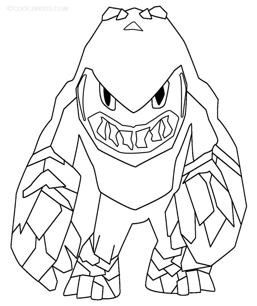 850x1014 Printable Skylander Giants Coloring Pages For Kids Cool2bkids