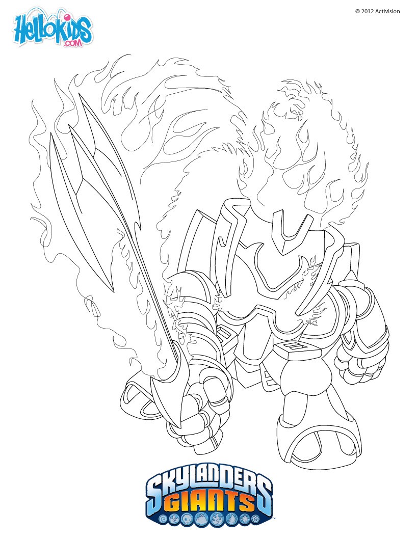 820x1060 Skylanders Giants Coloring Pages