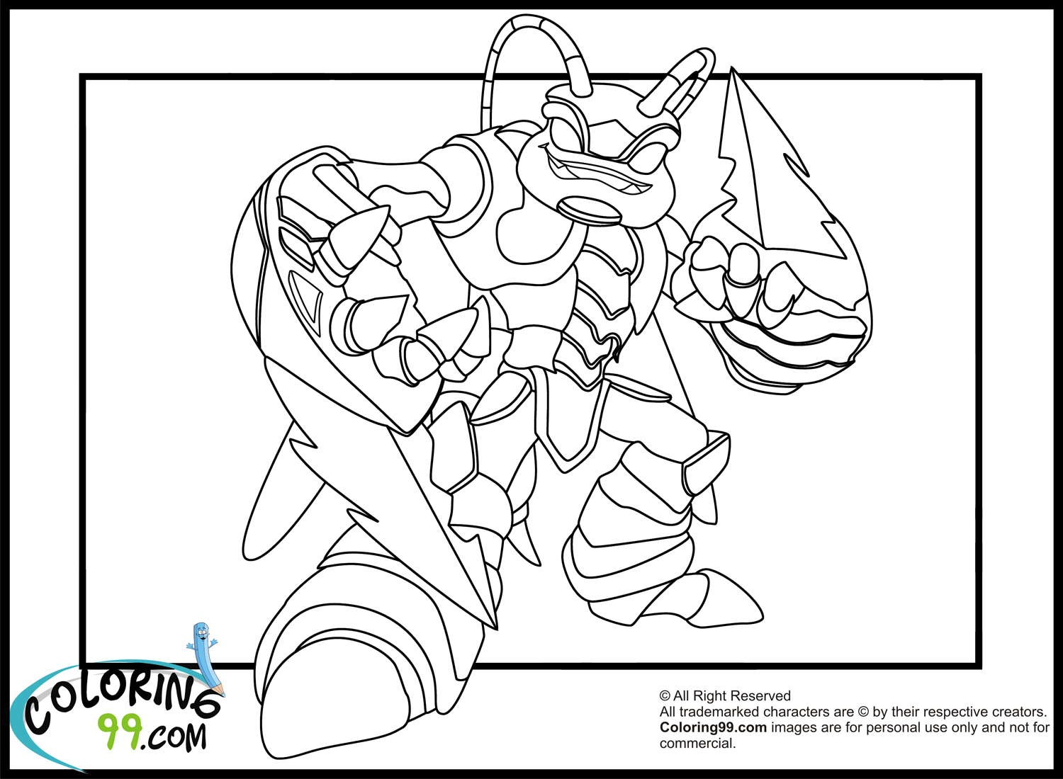 1500x1100 Skylanders Giants Coloring Pages