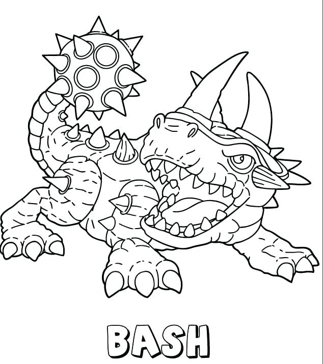 634x715 Skylanders Coloring Pages Printable Coloring Coloring Pictures