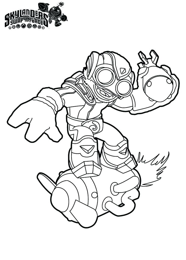 736x1030 Coloring Pages Of Skylanders