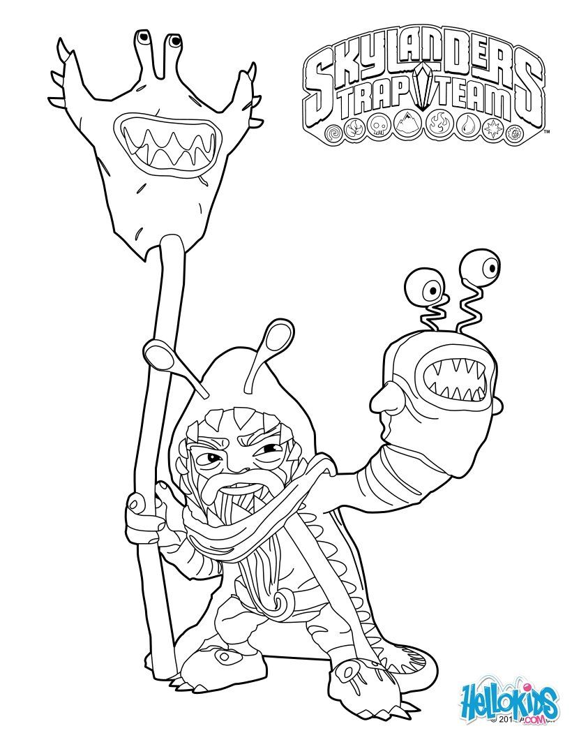 Skylanders Trap Team Coloring Pages 820x1060 Skylanders Trap Team Coloring Pages