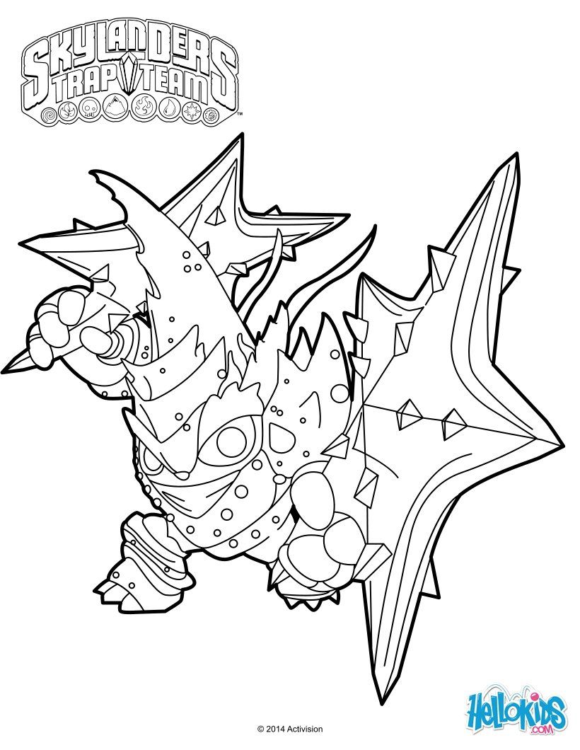 Skylanders Trap Team Coloring Pages 820x1060 Skylanders Trap Team Coloring Pages