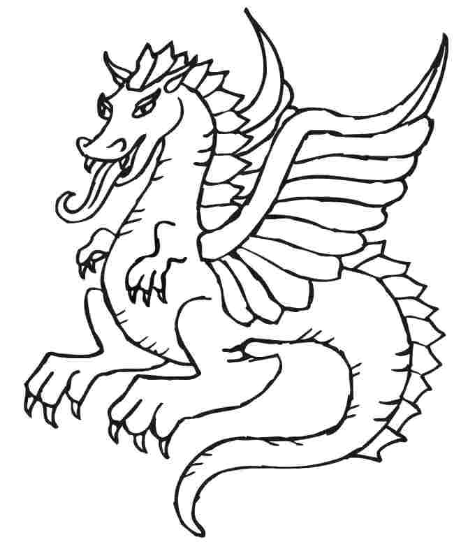 660x779 Skyline Many Interesting S Dragon Printable Coloring Pages 6 Free