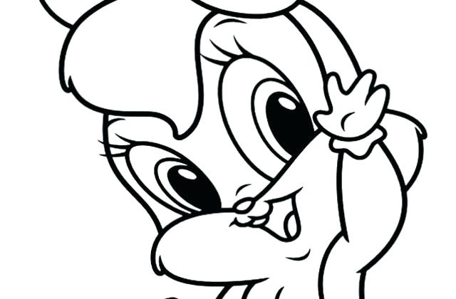 640x420 Coloring Pages For Girls Baby Bunny Lola Slam Dunk Rabbit Bugs