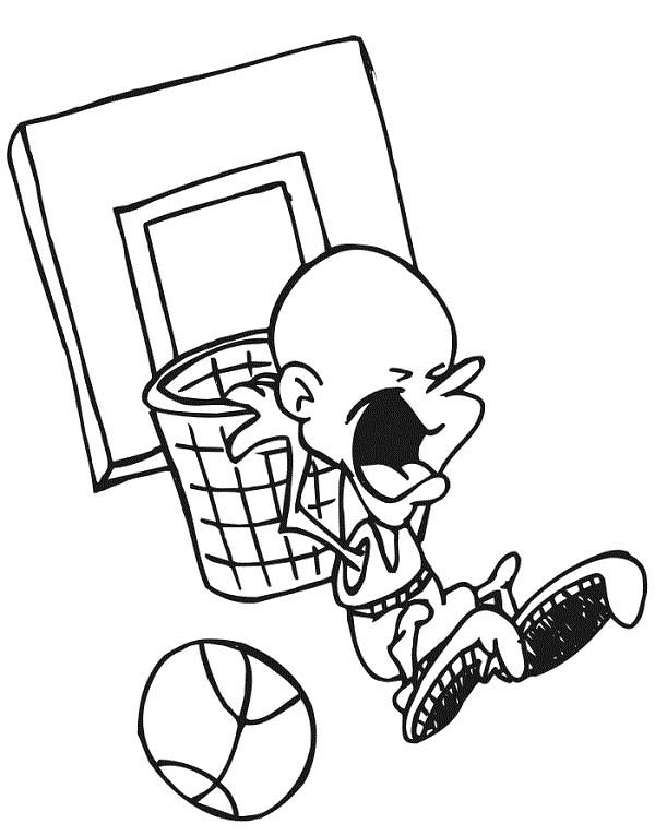 600x766 Nba Reverse Jam Coloring Page Color Luna