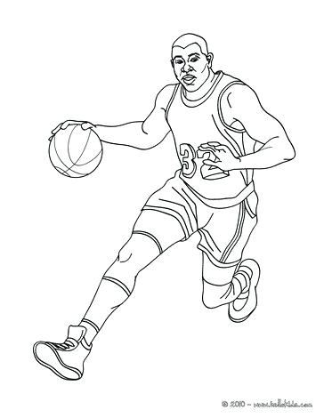 364x470 Basketball Player Coloring Page Player Slam Dunk Coloring Page
