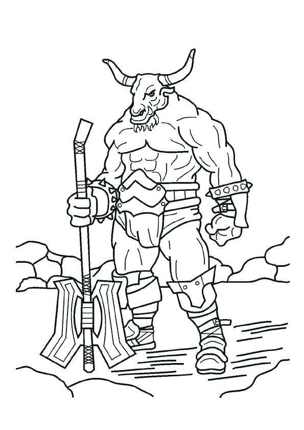 Percy Jackson Coloring Pages Murs 595x841 Percy Jackson Coloring Pages Murs