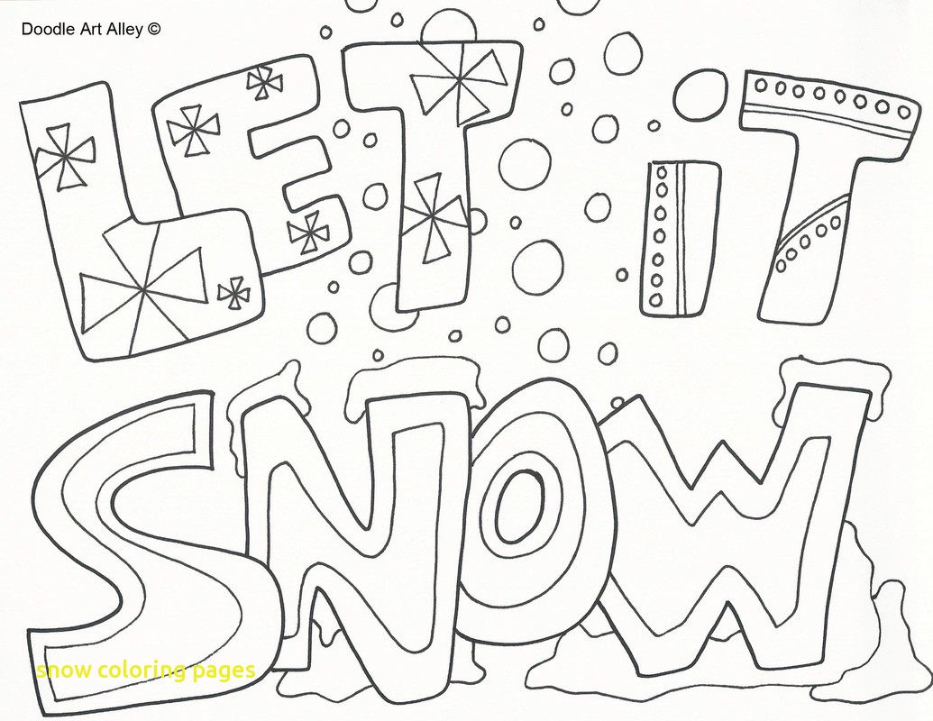 1035x800 Sledding In The Snow Coloring Page