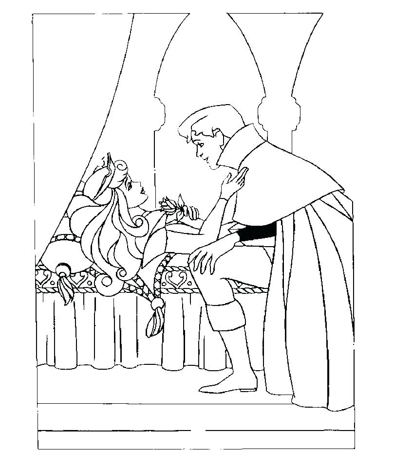 Sleeping Beauty Coloring Pages 809x960 Sleeping Beauty Coloring Pages