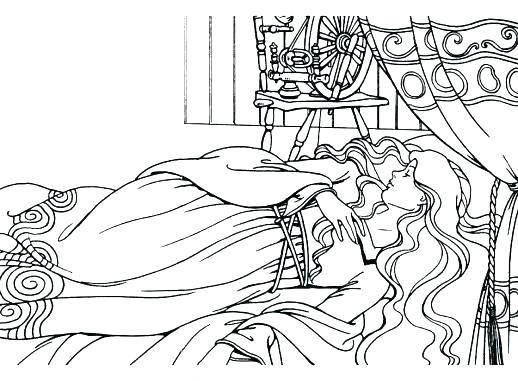 Sleeping Beauty Coloring Pages Sleeping Beauty Coloring Pages 518x381 Sleeping Beauty Coloring Pages Sleeping Beauty Coloring Pages