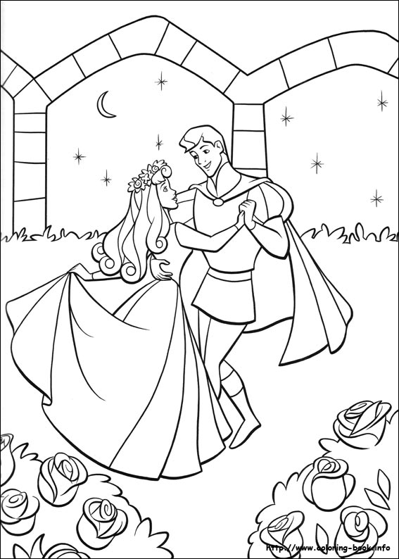 Sleeping Beauty Coloring Picture 567x794 Sleeping Beauty Coloring Picture