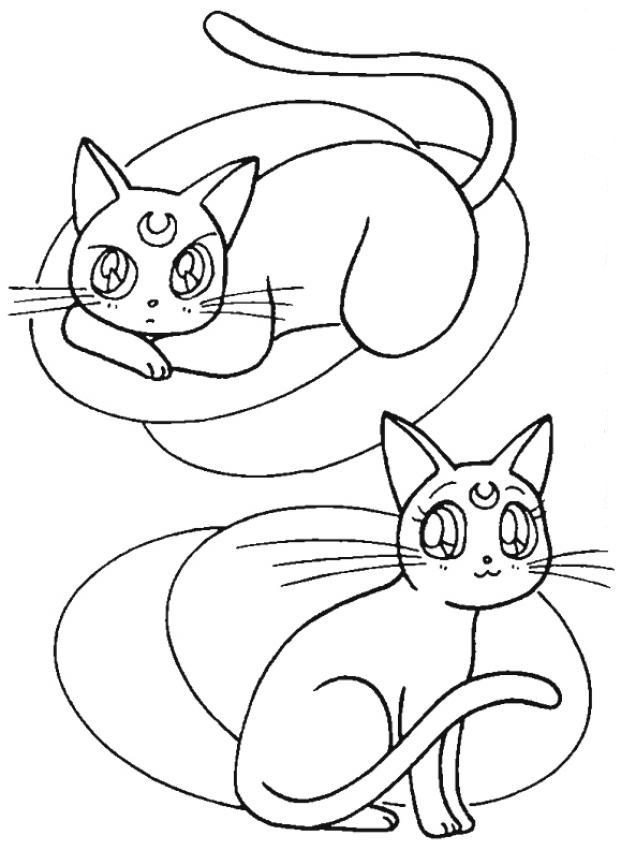 621x850 Cat In Boot Sleeping Coloring Page