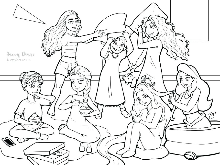 900x675 Sleepover Coloring Pages Sleepover Coloring Pages Sleepover