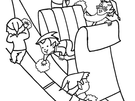Sleigh Coloring Page