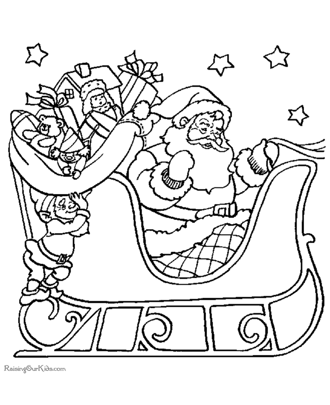 Santa And His Sleigh Coloring Pages Santa And His Sleigh Coloring 670x820 Santa And His Sleigh Coloring Pages Santa And His Sleigh Coloring