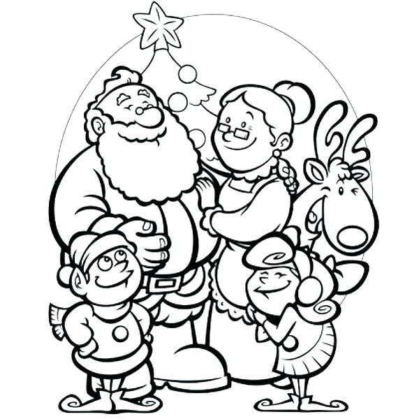 Coloring Clause A Tradition Drawing And Simple Sleigh Coloring 600x600 Coloring Clause A Tradition Drawing And Simple Sleigh Coloring