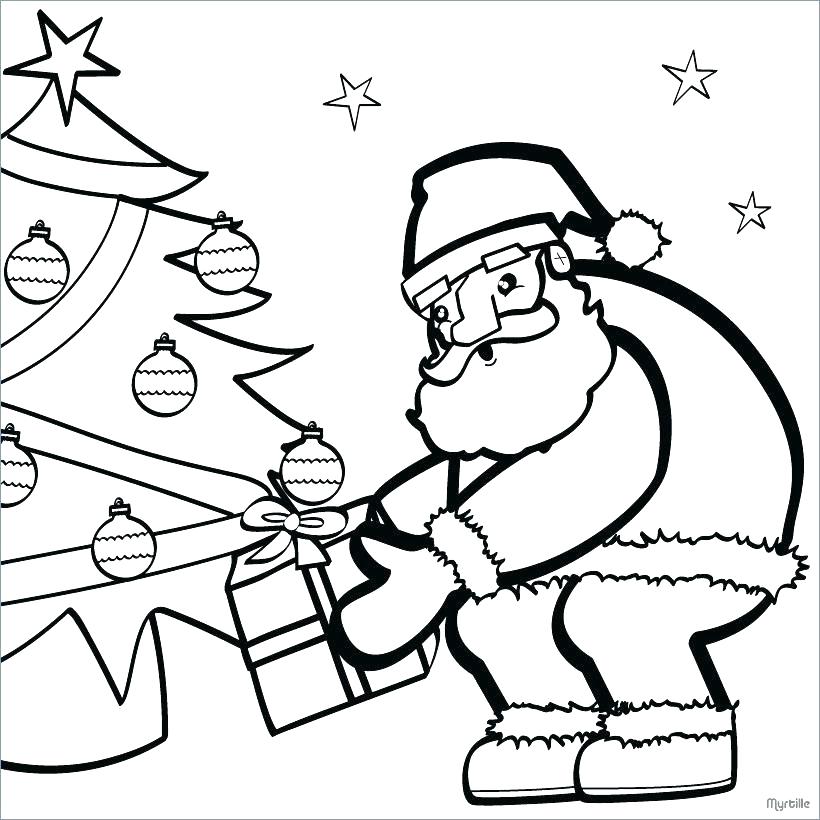 820x820 Santa Claus Coloring Page Coloring Pages For Preschoolers Santa
