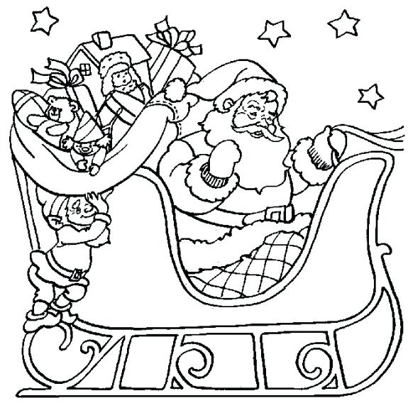 575x575 Sleigh Coloring Page Sleigh Coloring Page Sleigh Ride Coloring