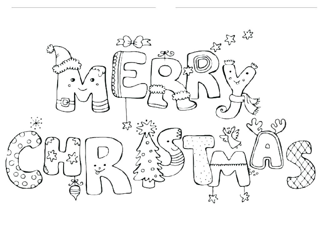 1024x762 Coloring Pages Cute Colouring Card Sleigh For Adults Merry
