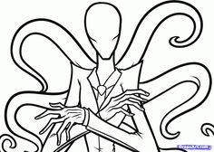 Slender Man Coloring Pages at GetColorings.com | Free printable ...