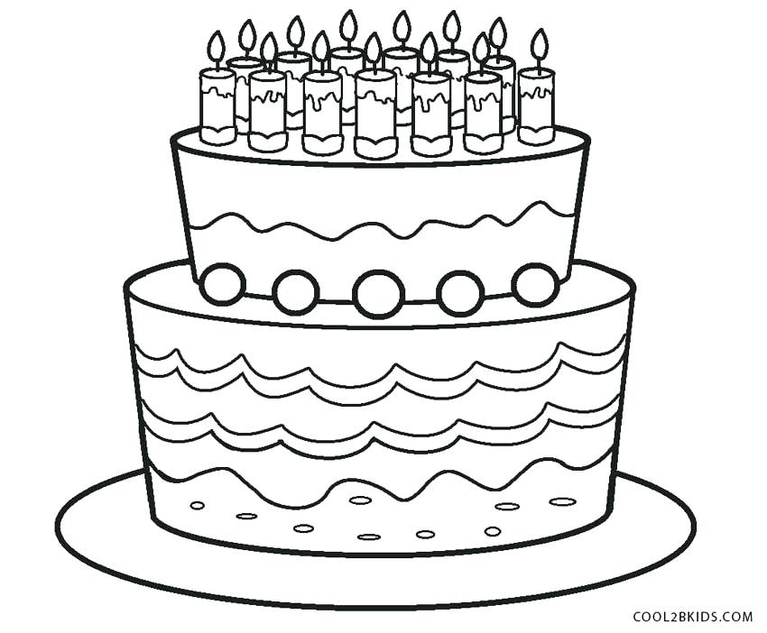 850x702 Cake Coloring Pages Fun Slice Cake Coloring Pages Minecraft Cake