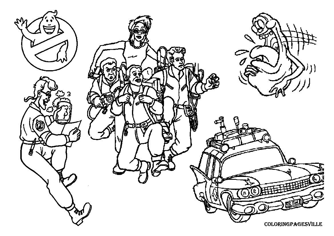 1169x827 Ghostbusters Coloring Pages Awesome Printable Ghostbusters