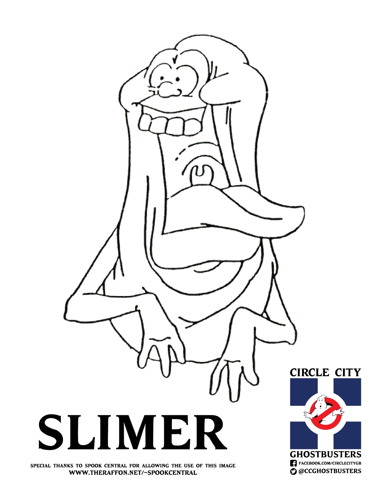 1275x1650 Fresh Evil Slimer Ghostbusters Coloring Page Clipart Library