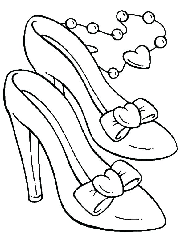 Glass Slipper Coloring Page Ballerina Shoes Shoe Coloring Pages 600x789 Glass Slipper Coloring Page Ballerina Shoes Shoe Coloring Pages