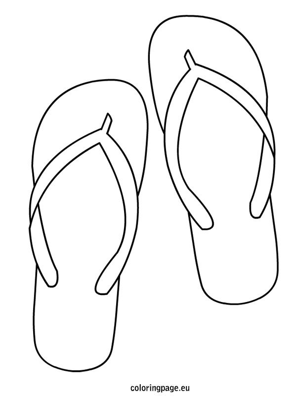 Flip Flop Coloring Page Ja Flipping 595x804 Flip Flop Coloring Page Ja Flipping