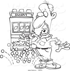 236x240 Casino Slot Machines Coloring Page Clip Art Casino Coloring