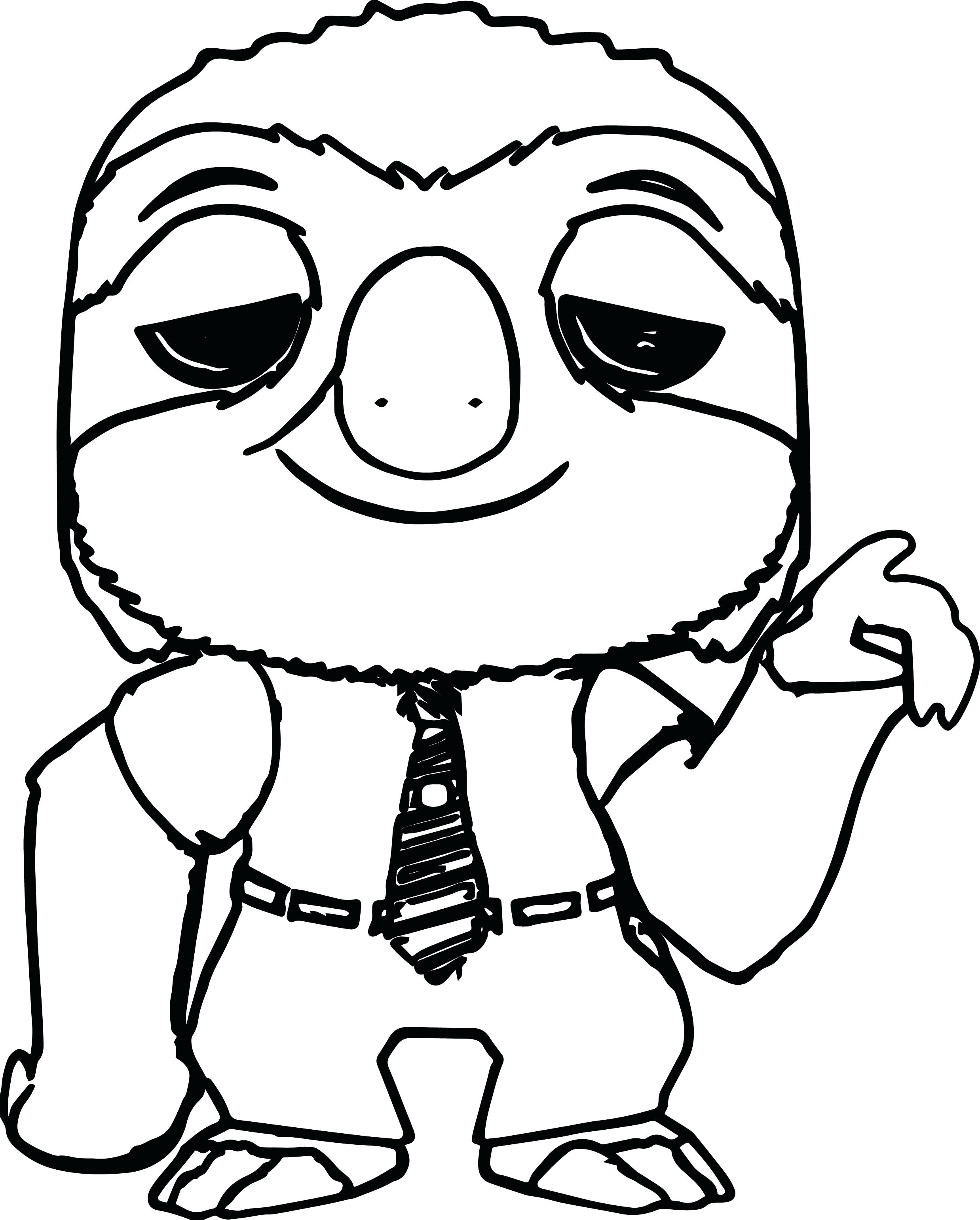 Coloring Page Sloth Coloring Page Flash Sid The Colouring Pages 2476x3080 Coloring Page Sloth Coloring Page Flash Sid The Colouring Pages