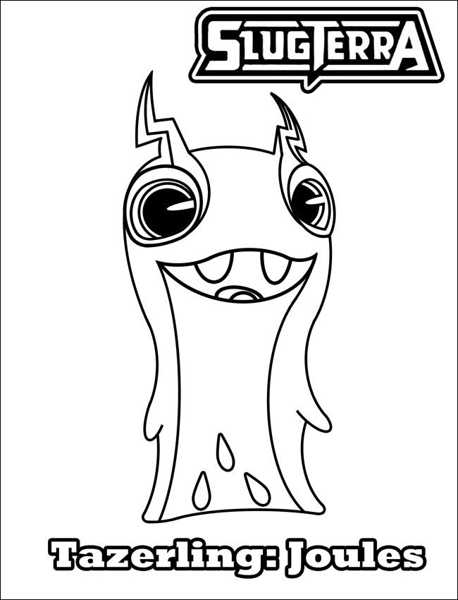 Slugterra Burpy Coloring Pages