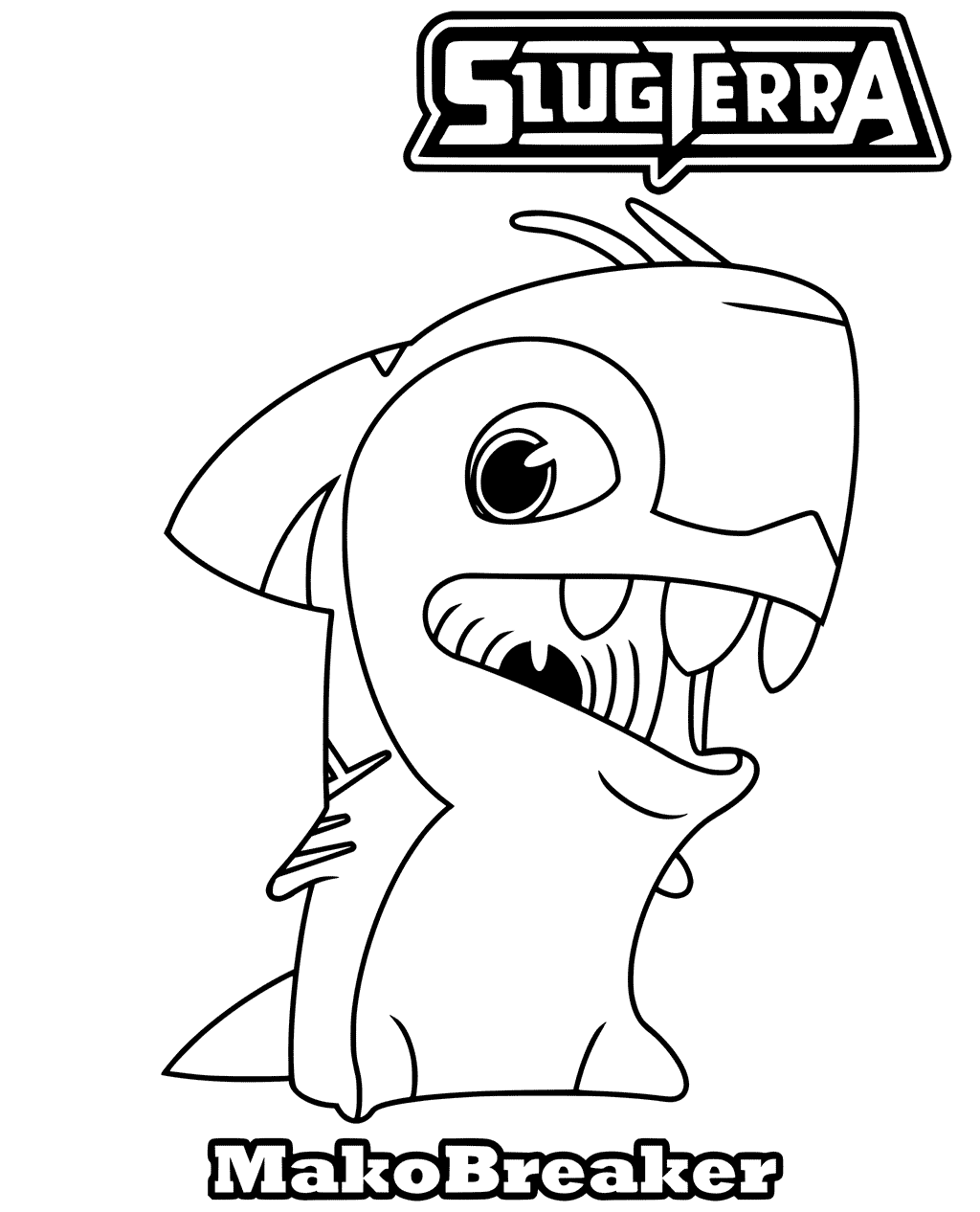 Slugterra Coloring Pages 1024x1266 Slugterra Coloring Pages