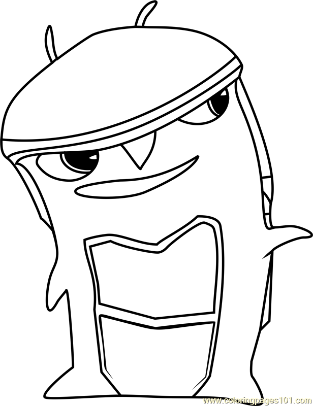 616x800 Slugterra Coloring Pages