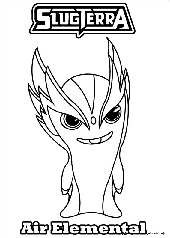 Slugterra Coloring Picture 567x794 Slugterra Coloring Picture