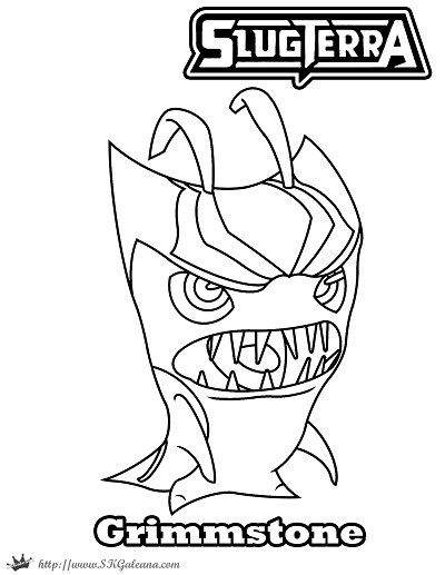 400x517 Slugterra Ghoul Coloring Pages