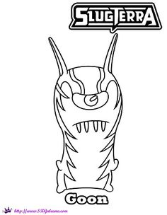 236x304 Slugterra Colouring Pages