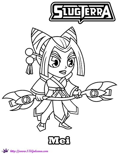 Printable Coloring Page Of Mei The Slugslinger Skgaleana 400x517 Printable Coloring Page Of Mei The Slugslinger Skgaleana