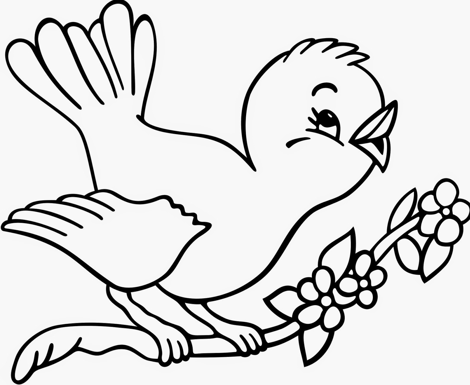 1587x1301 Colorful Picture Of Birds To Colour Little Patterns Bird