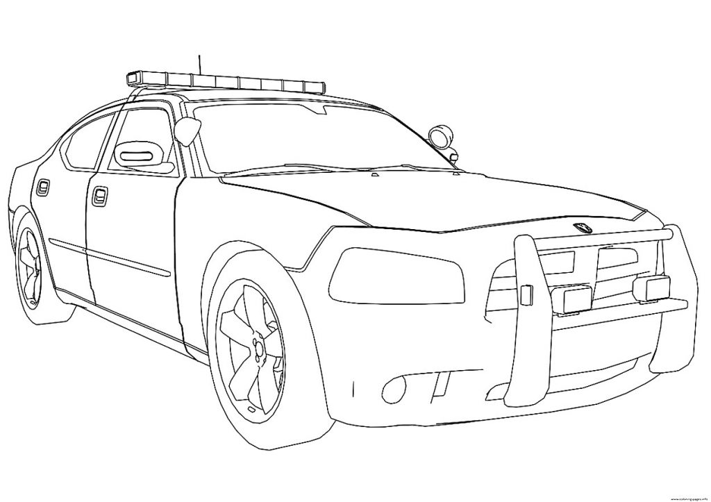 1024x723 Dodge Charger Police Car Coloring Pages Coloring Page For Creativity