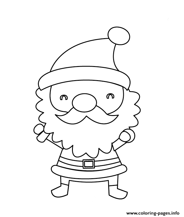 626x739 Small Christmas Coloring Pages Cute Small Santa Claus Christmas
