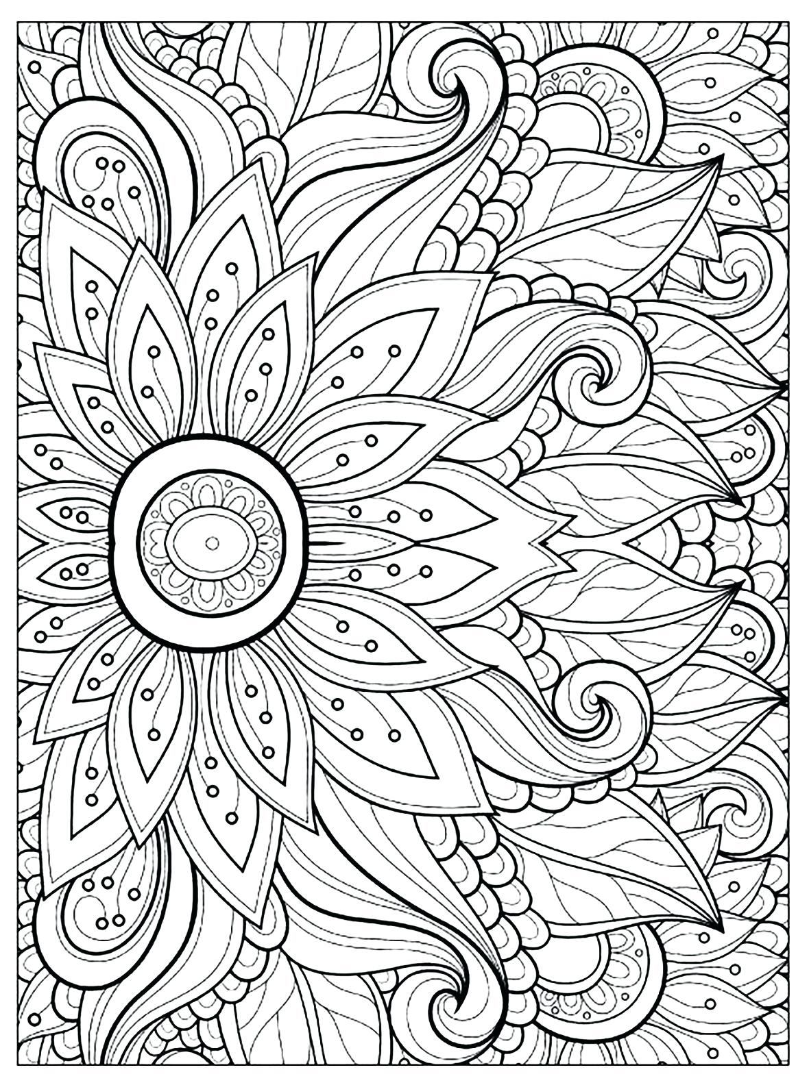 Coloring Page Flower Color Page. Flower Coloring Pages 1180x1584 Coloring Page Flower Color Page. Flower Coloring Pages
