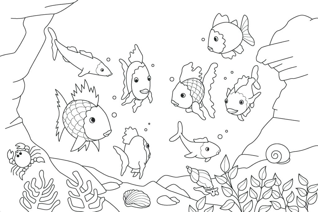 Small Fish Coloring Pages For Kids Title Down By The Sea Small 1024x683 Small Fish Coloring Pages For Kids Title Down By The Sea Small