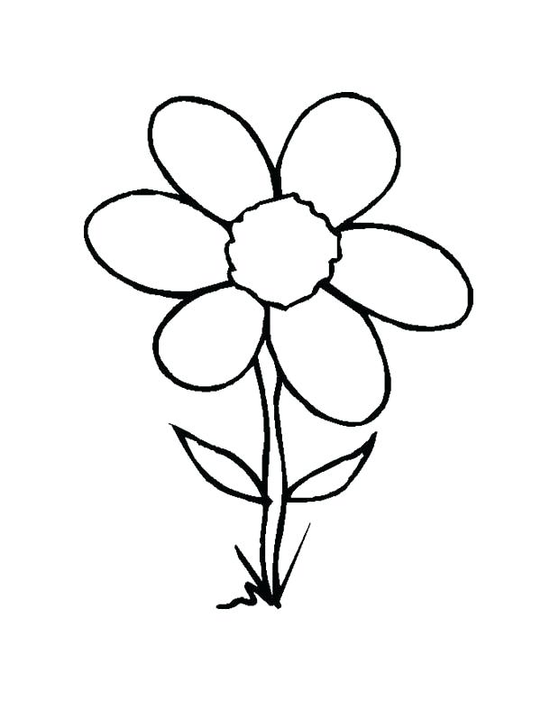 Small Flower Coloring Pages at GetColorings.com | Free printable ...