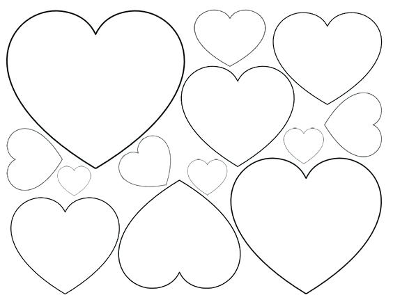 564x434 Small Heart Coloring Pages Small Heart Coloring Pages Heart