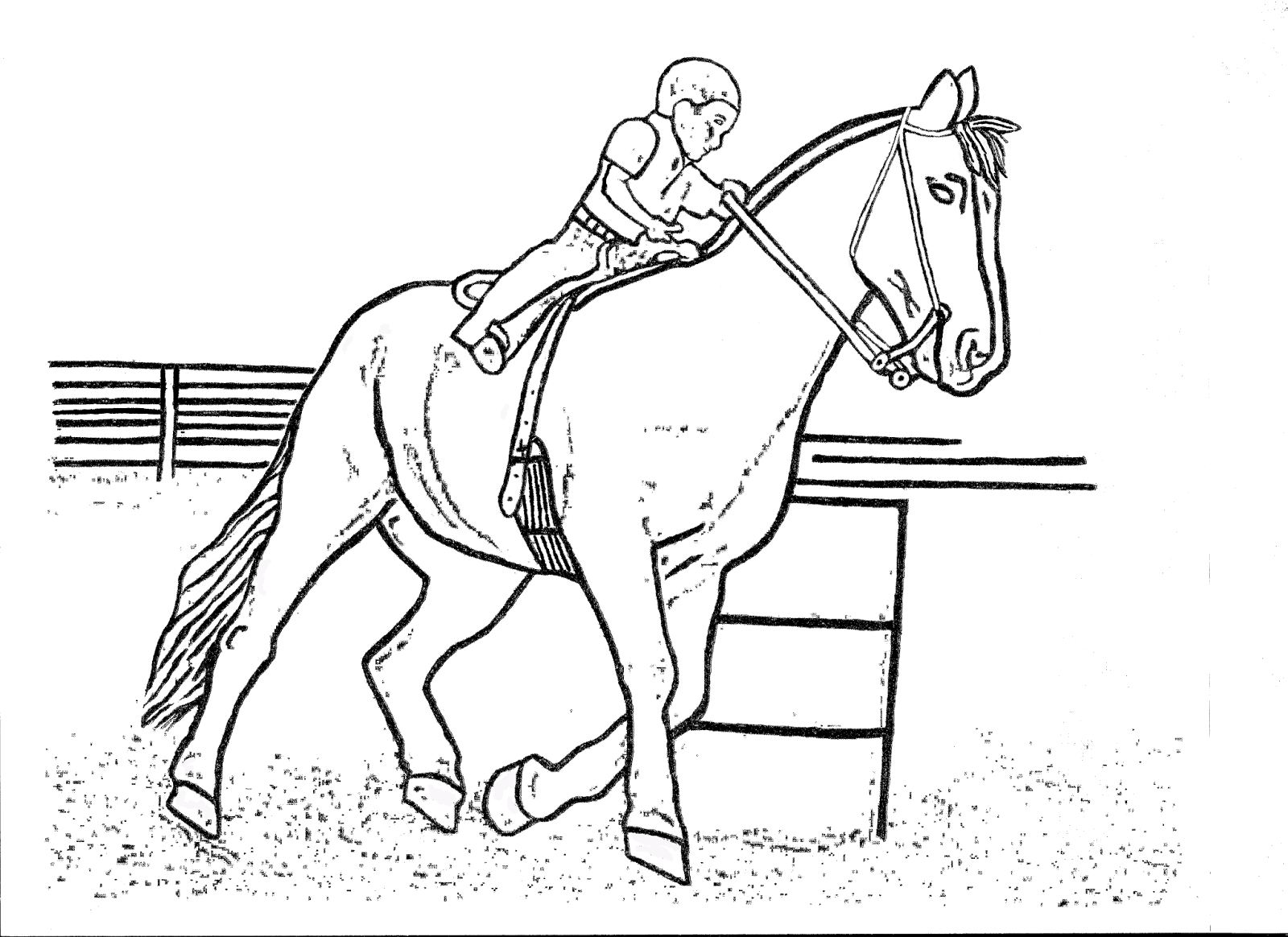 1600x1164 Types Of Sports Coloring Pages For Kids Horse Riding Coloring
