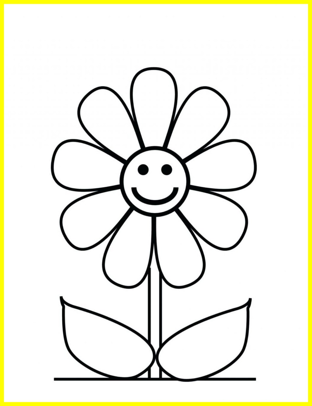 1050x1365 Awesome Coloring Page Happy Face Flowers Top Books Of Smiley
