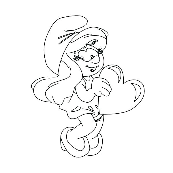 Smurfette Coloring Page Large Size Of Smurfs Coloring Pages 600x600 Smurfette Coloring Page Large Size Of Smurfs Coloring Pages